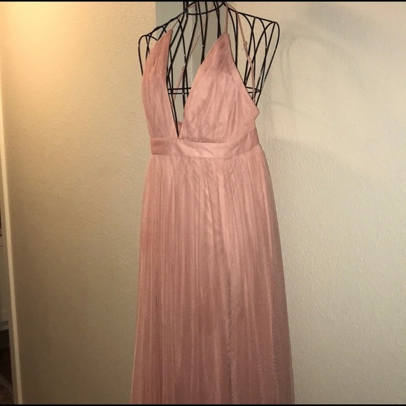 Windsor Tulle Dress Size Large Color Mauve - Picture 4 of 4